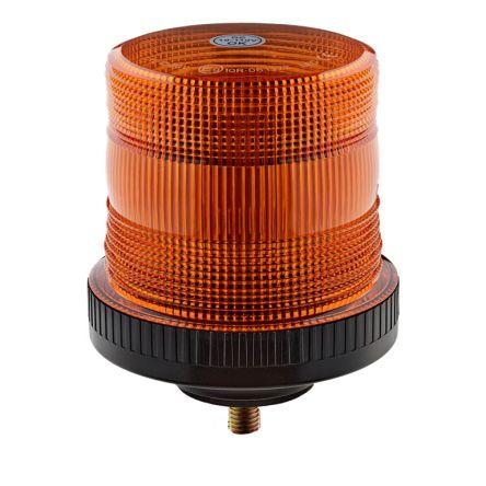 RS PRO LED maják, řada: VLCB Blikající barva Žlutá 110V LED Základna 1A RoHS IP67