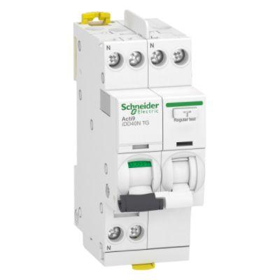 Schneider Electric Jistič zbytkového proudu s ochranou proti přepětí, rozsah: Acti9 iDD40N 1pólový 40A vypínací