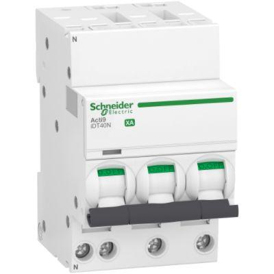 Schneider Electric Miniaturní jistič, rozsah: Acti9 iDT40 3pólový 16A vypínací výkon 6000 A, charakteristika: Typ C,