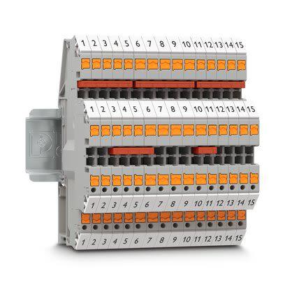 Phoenix Contact Svorkovnice s dvojitou úrovní 1088737, řada: PTTBV, 800V Šedá 4mm² 2 Zásuvný
