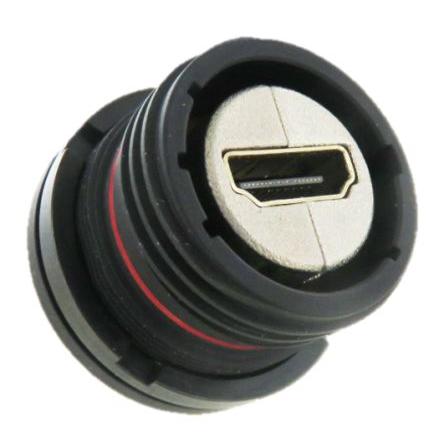 Amphenol Socapex Konektor HDMI, číslo řady: HDMI Vnitřní, počet kontaktů: 20, orientace těla: Rovný