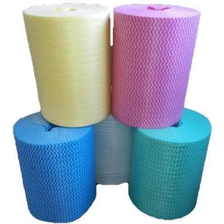 Tork Hadry, Centre Feed Roll Cloths, Modrá Bavlna, Všeobecný úklid Suché Krabice, počet ubrousků: 2520 V balení 20 x 19