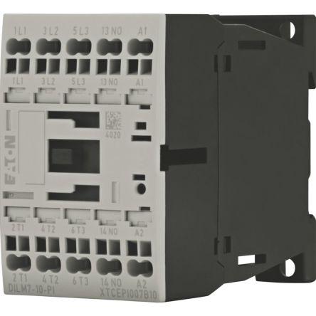Eaton 1 NO/0 NC Stykač napětí ve vinutí 24V dc 3pólový 690V 3 kW s 1 NO kontakty Řízení motoru, Rezistivní zátěž,