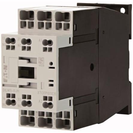 Eaton 1 NO, 1 NC Stykač napětí ve vinutí 24V ac 3pólový 11 A 690V 5 kW s 1 NO/1 NC kontakty Řízení motoru, Rezistivní