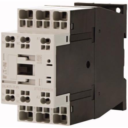Eaton 1 NO, 1 NC Stykač napětí ve vinutí 48V ac 3pólový 25 A 690V 11 kW s 1 NO/1 NC kontakty Řízení motoru, Rezistivní