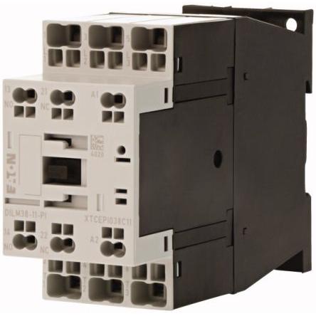 Eaton 1 NO, 1 NC Stykač napětí ve vinutí 48V ac 3pólový 38 A 690V 18.5 kW s 1 NO/1 NC kontakty Řízení motoru, Rezistivní