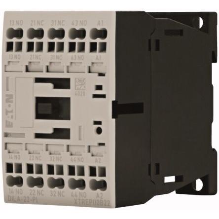 Eaton 2 NO, 2 NC Relé stykače napětí ve vinutí 220V ac 4pólový 4 A 690V 1.4 W s 2 NO/2 NC kontakty, rozsah: DILA-22