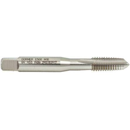 Závitník, HSS Strojní závitník, velikost závitu: M2 Metrické, celková délka: 41mm, Rovná ploutve Dormer