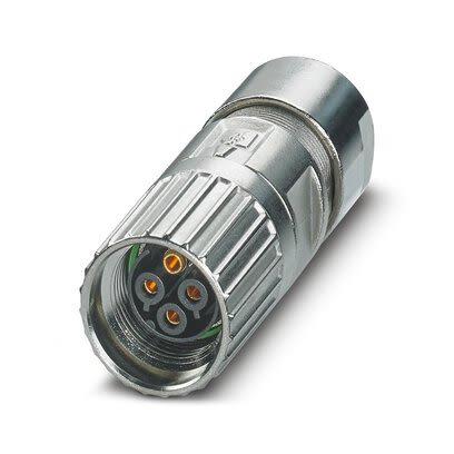 Kulatý konektor, počet kontaktů: 4, Kabel, velikost: M17 Phoenix Contact, pohlaví kontaktu: Vnitřní, orientace těla: