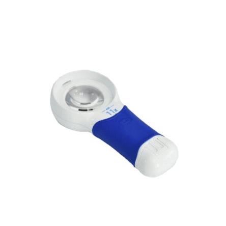 Ruční lupa, poměr zvětšení: 11x průměr čočky 40 mm Osvětlené Coil