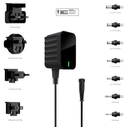 Friwo Adaptér AC/DC 7.2 W, výstup: 12V dc Austrálie, EU, Velká Británie, USA