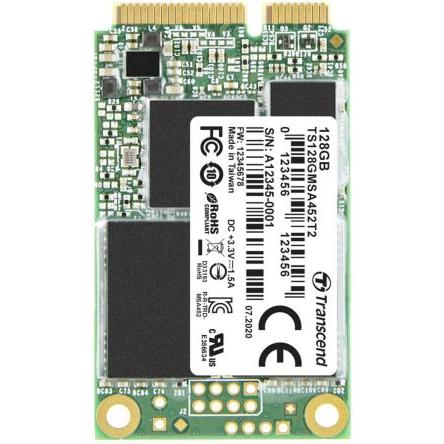 SSD, model: MSA452T2 Interní mSATA 128 Gb Transcend TLC 75 °C -20 °C