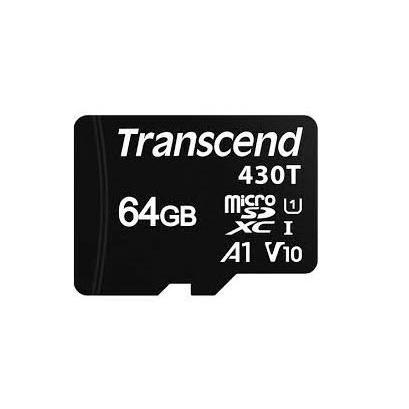 MicroSD MicroSDXC TLC Transcend, řada: USD430T U1, A1 85 °C 25 °C