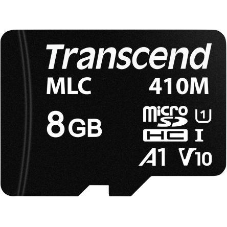 MicroSD MicroSDHC Průmyslová třída MLC Transcend, řada: USD410M U1, A1 85 °C -25 °C