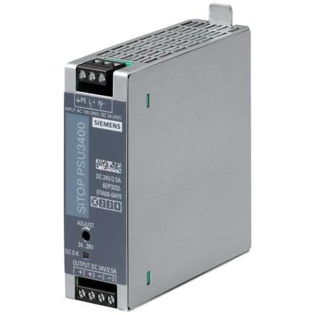 Siemens Měnič DC/DC SITop, výstup: 24V dc 5 A, Vin 60V dc, Vin 28V