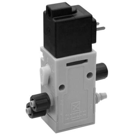 Pneumatický solenoidový ventil 4/2 s elektrickým ovládáním, řada: 840 Metrické Solenoid, max. průtok: 200L/min EMERSON –