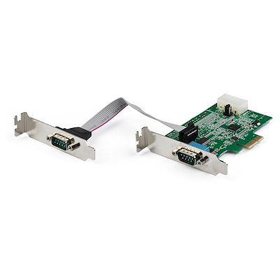 Sériová karta, typ sběrnice: PCIe Sériové 2portový, připojovací port RS-232 921.6 kbps StarTech.com