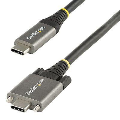 StarTech.com Kabel USB do zásuvky IC Vnější, řada: USB3, A: USB 3.2 typ C, 1 m Vnější, Černá, B: USB 3.2 typ C