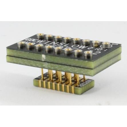 Adaptér zásuvky IC, orientace těla: Rovný, Povrch DIP k SOJ/SOP, rozteč: 15.24 mm Winslow