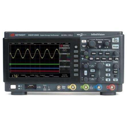 Osciloskop, řada: InfiniiVision 1000 X DSOX1204A+DSOX1200A-200 Pracovní stůl 200 MHz Keysight Technologies 4 kanálový,