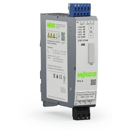WAGO Napájecí zdroj na lištu DIN 2787, počet výstupů: 1 230V ac/dc 5 A AC/DC 24V dc DC 120 W