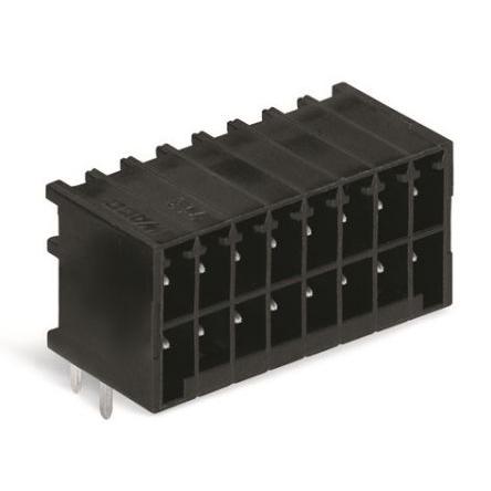 WAGO Zásuvný blok Terminal, řada: 713, rozteč: 3.5 mm, počet řad: 2, počet kontaktů: 12, Černá