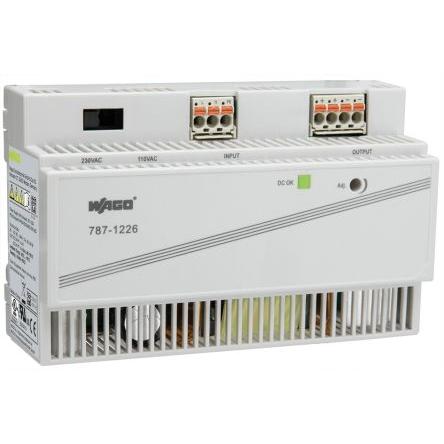 WAGO Napájecí zdroj na lištu DIN 787, počet výstupů: 1 Spínaný režim 230V ac/dc 6 A AC/DC 24V dc DC 150 W