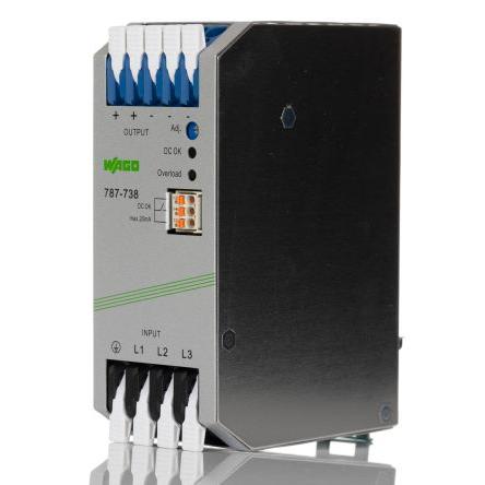 WAGO Napájecí zdroj na lištu DIN 787, počet výstupů: 3 Spínaný režim 400V ac/dc 6.25 A AC/DC 24V dc DC 150 W