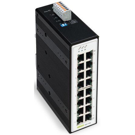 Ethernetový přepínač 16portový WAGO Neřízený