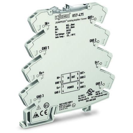 Převodník signálu, řada: 857 Proud IECEx/ATEX Proud/napětí WAGO 24V dc