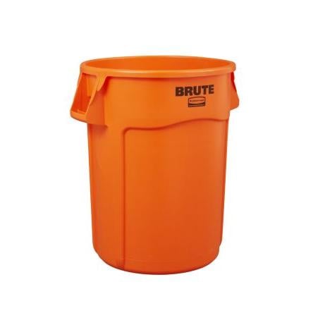 Rubbermaid Commercial Products Nádoba na odpad, Brute Vented 32gal, Oranžová Polypropylen