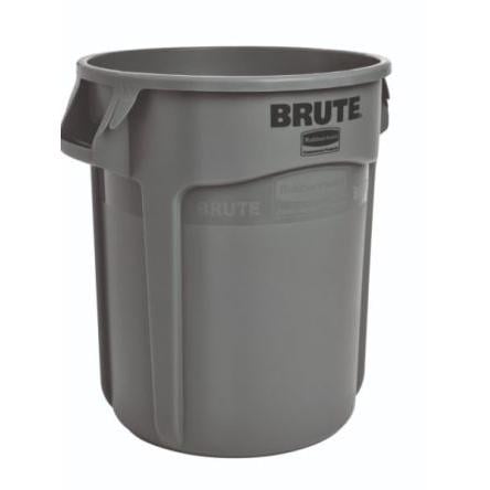 Rubbermaid Commercial Products Nádoba na odpad, Brute Vented 10gal, Šedá Polypropylen