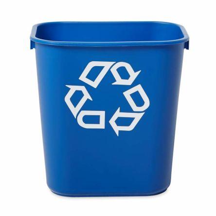 Rubbermaid Commercial Products Nádoba na odpad, Rubbermaid Commercial Deskside Recycling Container 12L, Modrá
