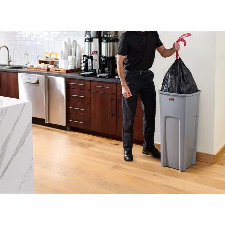 Rubbermaid Commercial Products Nádoba na odpad, Rubbermaid Commercial Products Untouchable 23gal, Šedá Polypropylen