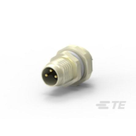 Kulatý konektor, počet kontaktů: 3, velikost: M8 TE Connectivity, pohlaví kontaktu: Vnější Zástrčka, řada: T4, IP67,