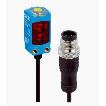 SICK Fotoelektrický snímač, řada: WTV4FE LED Miniaturní Konektor M8, výstup: PNP/NPN Potlačení pozadí IP66, IP67