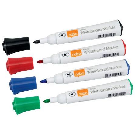 Značkovač na bílé tabule Bullet hrot 1902096 4 ks, Různé 3 mm Nobo