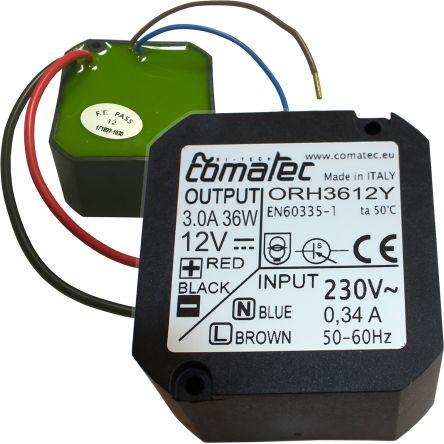 Napájecí zdroj na lištu DIN ORH 36 12 Y 12V dc Lišta DIN 36 W ORBIT Comatec 265V ac