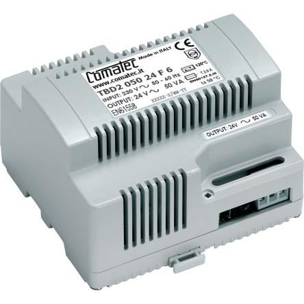 Comatec Transformátor na lištu DIN 50 VA, primární napětí: 230 V ac, sekundární napětí: 24 V ac, počet výstupů: 1, Lišta