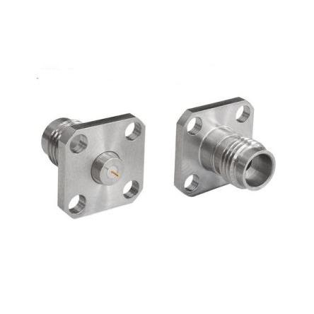 Bulgin Koaxiální konektor, řada: 2.92 mm Samec/samice, 500 Ω, orientace těla: Rovný, Montáž na přírubu Kulatý koaxiální