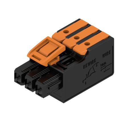 Weidmüller Pouzdro pro konektor PCB Vnitřní, rozteč: 5 mm, počet kontaktů: 3, počet řad: 1, orientace těla: Rovný,