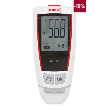 Datový záznamník Vlhkost, Teplota, číslo modelu: KH-120 Teplota a vlhkost KIMO, typ rozhraní: USB 1