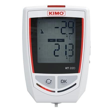 Monitor teploty Vlhkost, Teplota, číslo modelu: KT220-O Teplota a vlhkost KIMO, typ rozhraní: USB 2, ISOCAL