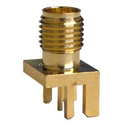 Mueller Electric Koaxiální konektor, řada: SMA Vnitřní, 50 Ω, orientace těla: Rovný, Hranice Konektor SMA Pájecí, 18GHz