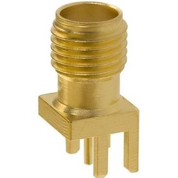 Mueller Electric Koaxiální konektor, řada: SMA Vnitřní, 50 Ω, orientace těla: Rovný, Hranice Konektor SMA Pájecí, 18GHz