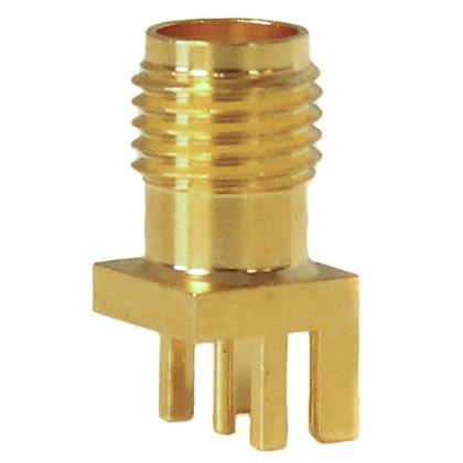 Mueller Electric Koaxiální konektor, řada: SMA Vnitřní, 50 Ω, orientace těla: Rovný, Hranice Konektor SMA Pájecí, 18GHz