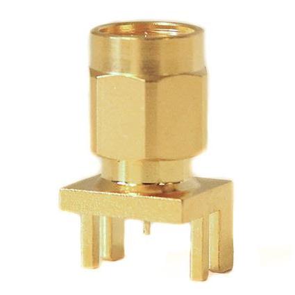Mueller Electric Koaxiální konektor, řada: SMA Vnitřní, 50 Ω, orientace těla: Rovný, Hranice Konektor SMA Pájecí, 18GHz