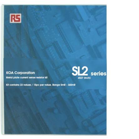 Sada rezistorů, řada: SL2 AEC-Q200 Snímání proudu, Povrch 23 5 → 360 mΩ KOA 345