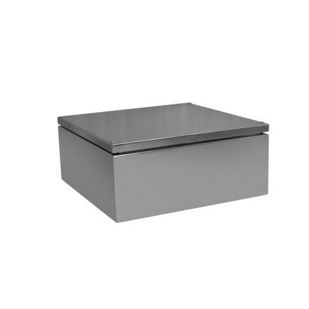 RS PRO Pouzdro, řada: SSJ IP66 Nerezová ocel 304 Šedá 380 mm 380 mm 161 mm