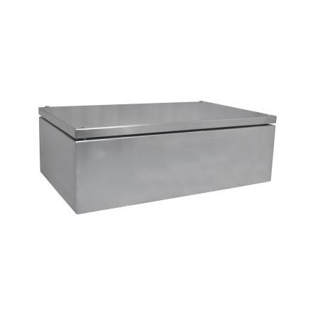 RS PRO Pouzdro, řada: SSJ IP66 Nerezová ocel 304 Šedá 300 mm 500 mm 161 mm